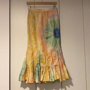 Rhode Resort Tiedye Midi Skirt